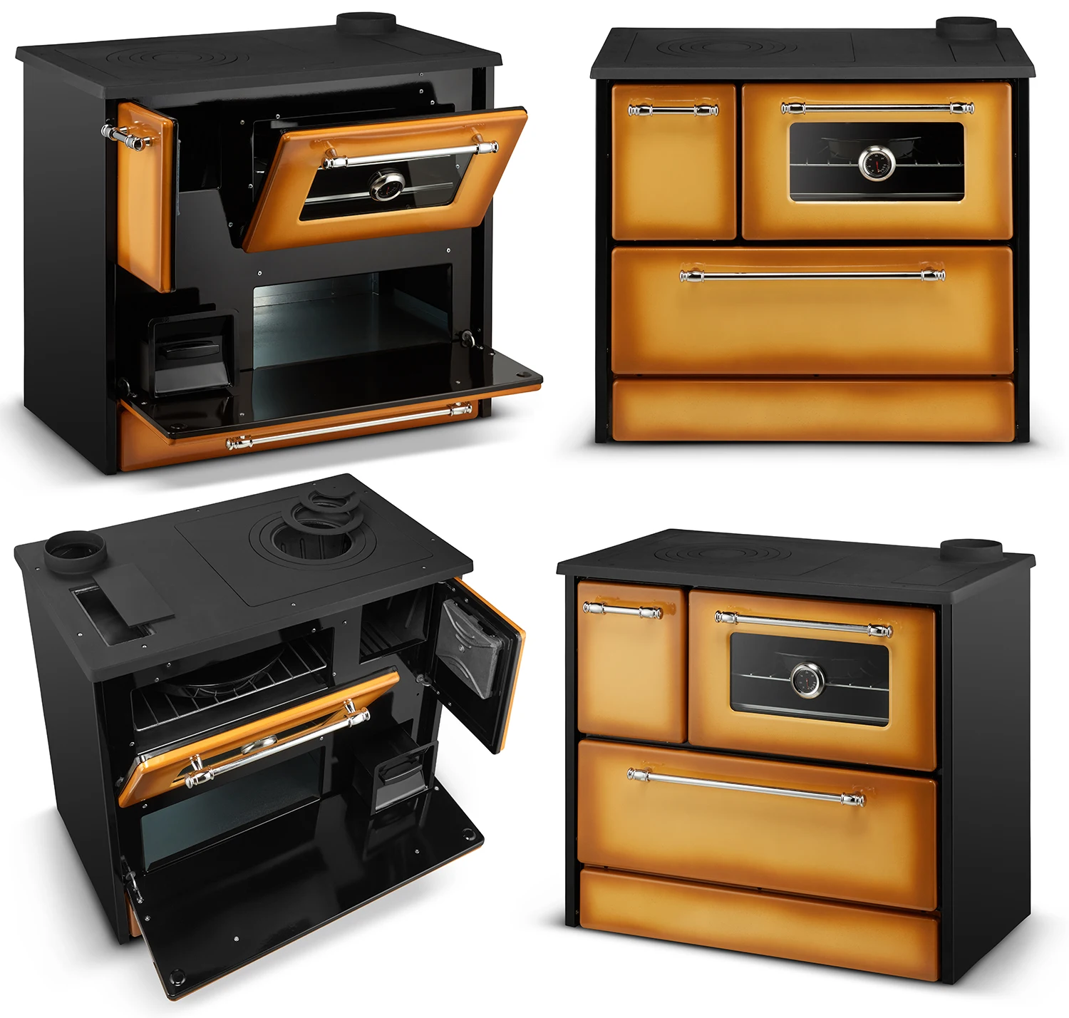 Freestanding Steel Stove Kitchen For Wood,Coal Higher Omega 701