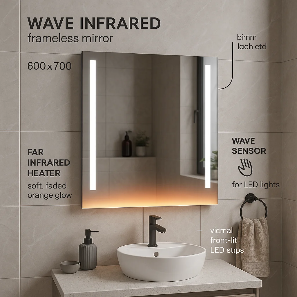 Frameless Glass Panel, 350W, 240V, LED - detail 10