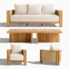 Fine Sanded Teak