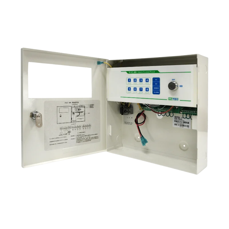 Mitec Building Security Alarm Control Panel 4 8 16 Zone For Addressable