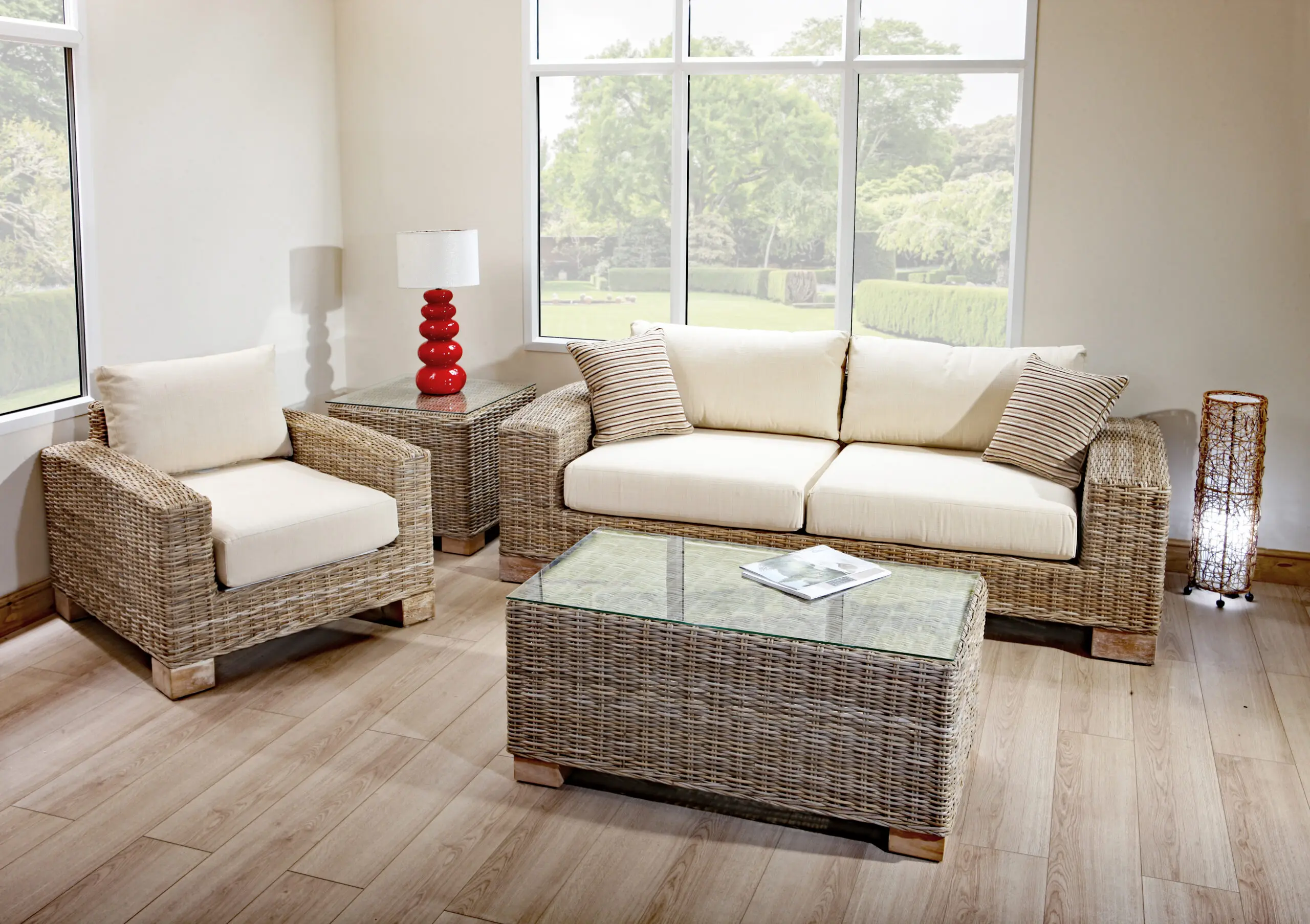 Best Supplier Rattan Bamboo Sofa Sets Wholesale Garden Sofa Outdoor