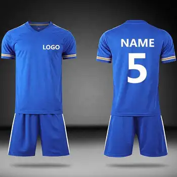 Custom Made Soccer Uniform Set World Club Team Football Jerseys Black ...