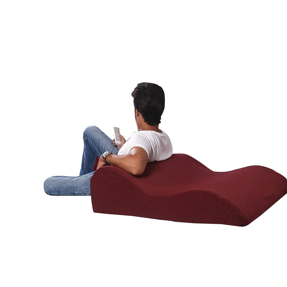 Ergonomic Triangle Support Pillow for Couples - Position Cushion, High Density Foam, Bedroom Comfort