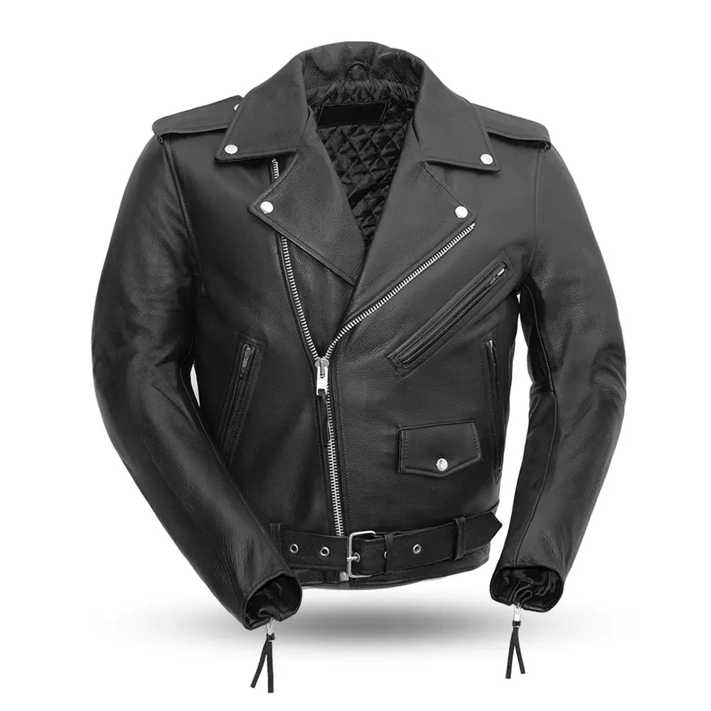 New Arrival Custom Windproof Casual Riding Biker Motorcycle Men Leather