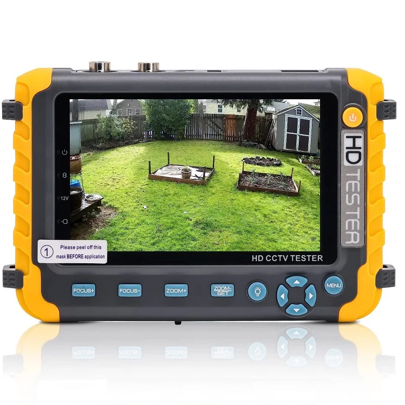 Portable CCTV Tester Monitor - 5 Inch Touch Screen for AHD CVI CVBS ...