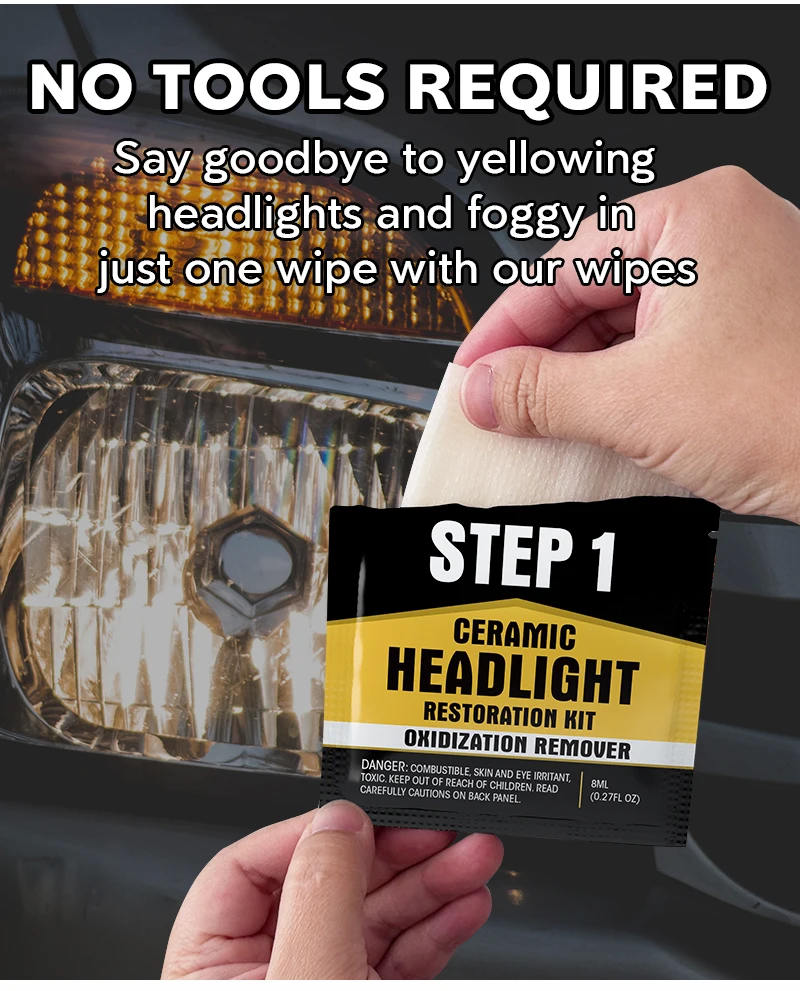 Wholesale Headlight Restoration Fluid Kitauto Clean Car Wipes Buy