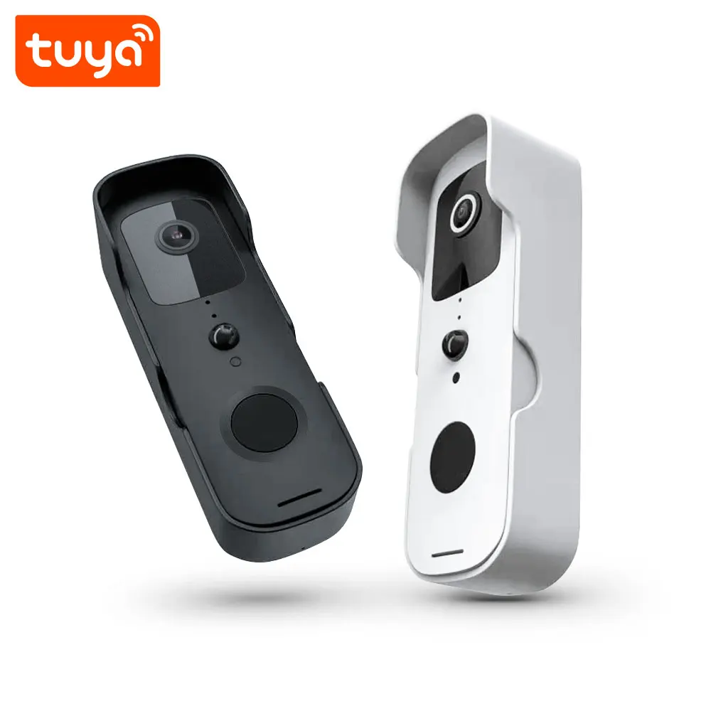 Good Quality Wireless Ring HD Camera Doorbell Tuya Smart WiFi Video Door Bell For Smart Home PST-T30 Factory 2.4GHz Frequency