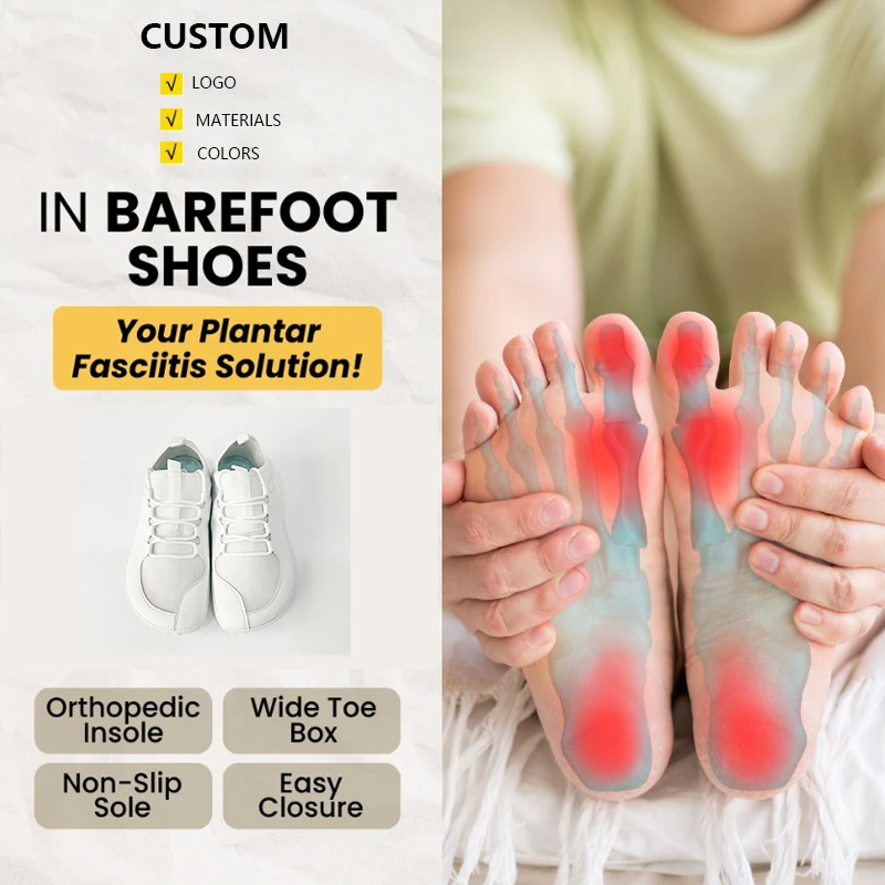 Custom zero Drop Wide Toebox Walking Running Barefoot Shoes Men Women Kids Shoe POWERLIFTING Barefoot Weightlifting Hiking