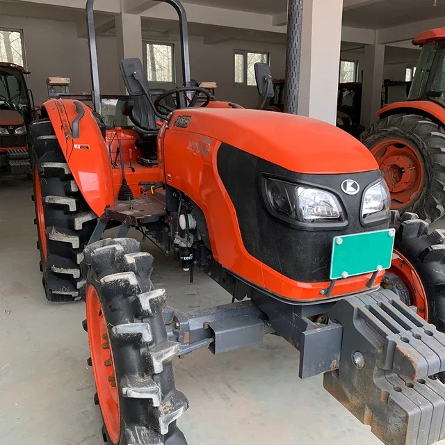 Agricultural machinery 4 wheels used kubota tractor machine agriculture 4WD used kubota tractor for sale