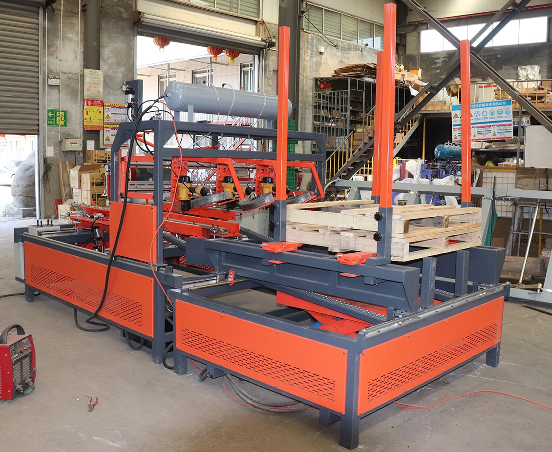 Easy-to-Operate Wood Pallet Nailing Machine