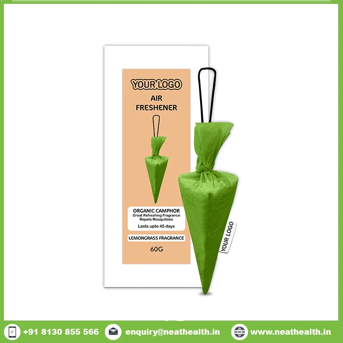 Custom Air Freshener Camphor Cone Lemongrass Fragrance Air Freshener