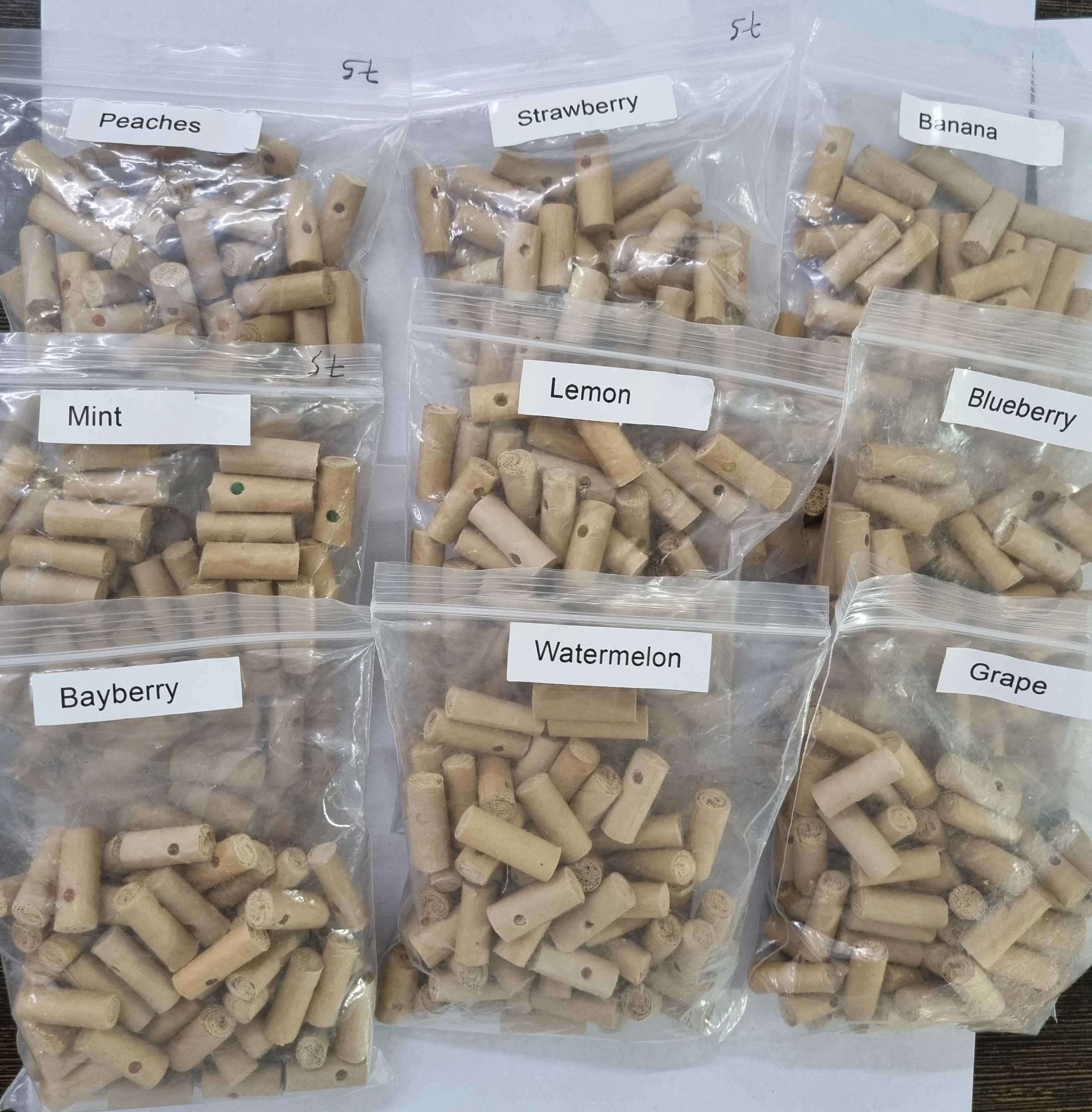 Cooling Best Flow Filters Corn Husk Filter Tips 5 Mm To 12 Mm * 30 Mm