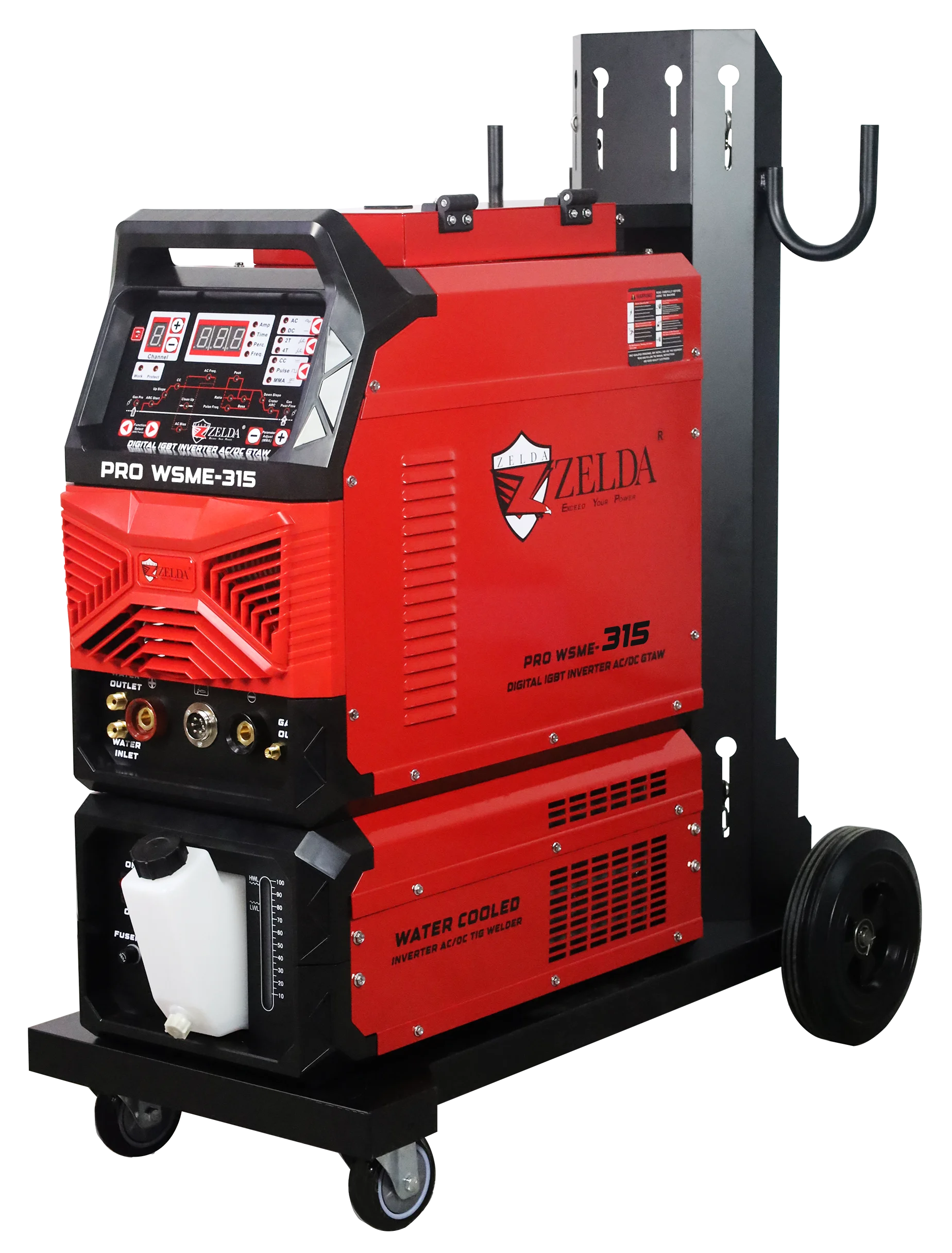 Industrial Pro Wsme 315 Inverter Ac Dc Tig Aluminum Welding Machine with Water Cooling System