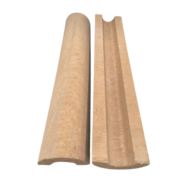 Autodesk CNC Cut AutoCad Fabricated Size Mineral Wool Heat Insulation Materials Insulation Materials 110kg/m3 Density Rockwool
