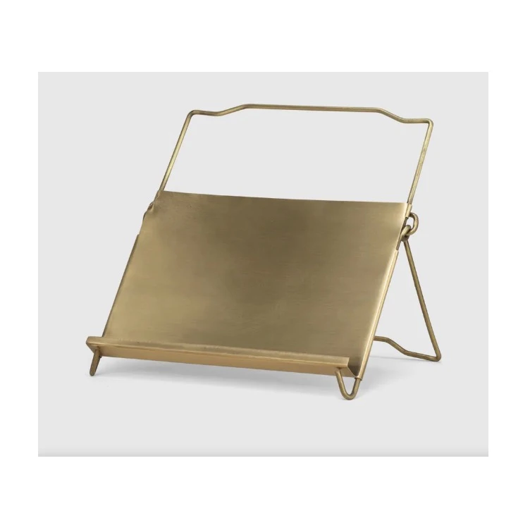Decorative Metal Brass Cookbook Holder Decorative Cookbook Stand Luxury