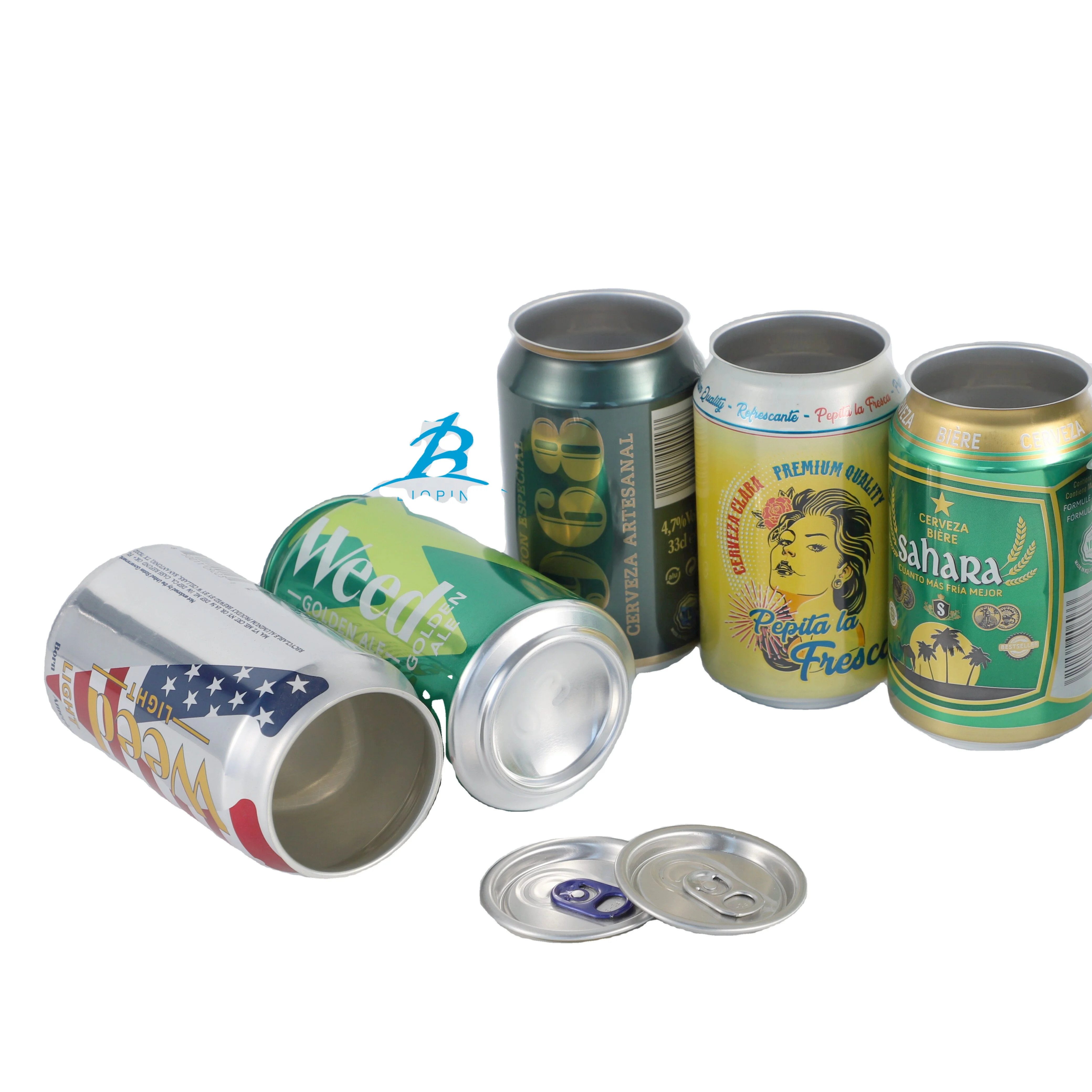 Empty 330ml Aluminium Can for Soda and Beer Packaging