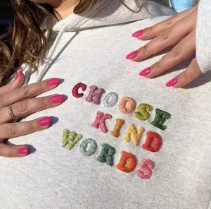 Wholesale OEM ODM Women Grey Hoodie Colorful 3D Puff Embroidery Printed Breathable Letter Back Design Streetwear Loose Fit