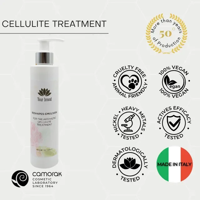 Made In Italy Anti Cellulite Body Cream Natural Vitamin E For Body