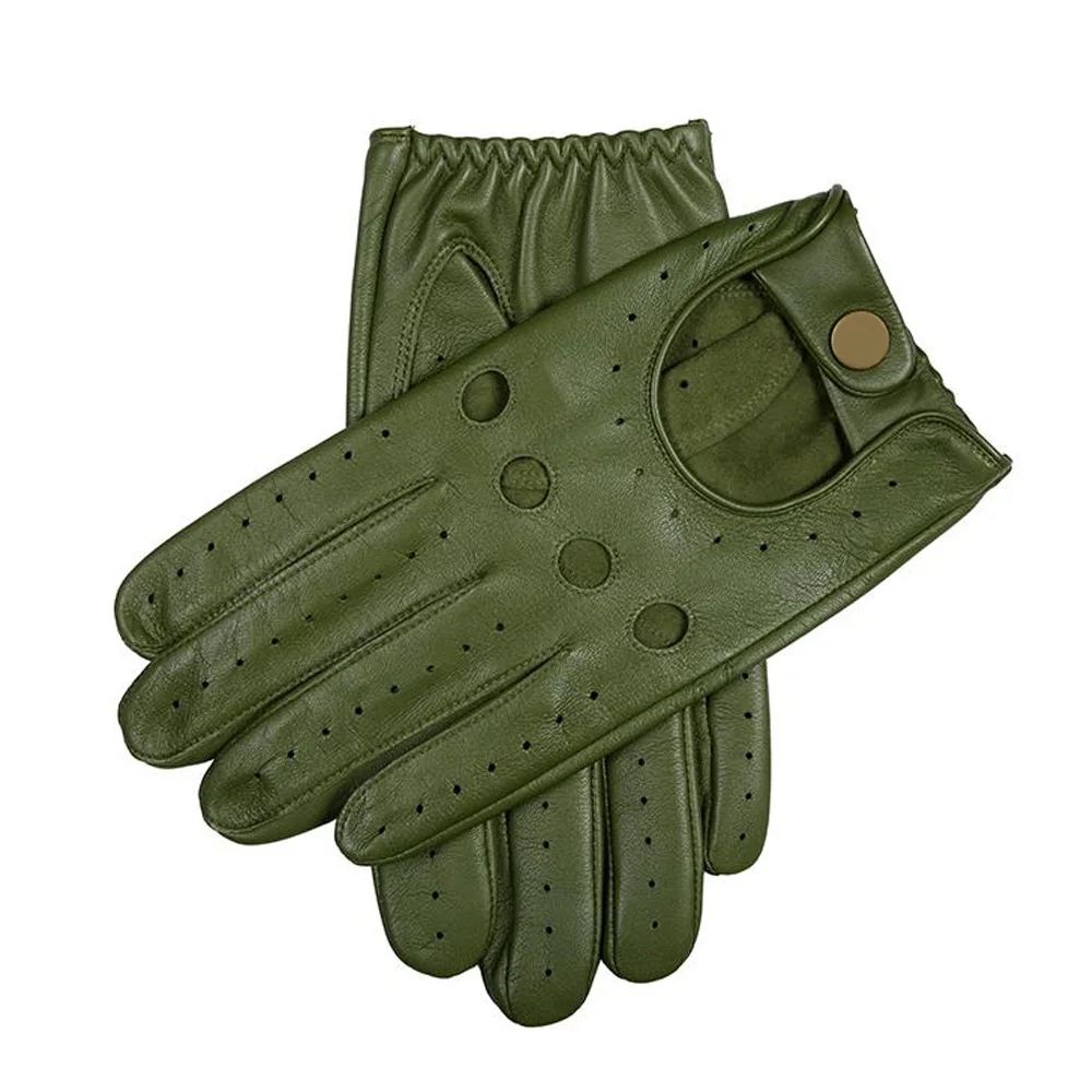 Best Design Men's Cowhide Leather Gloves for Car Driving High Quality and Low Priced Customized Soft Driving Mittens