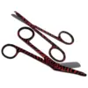 Red Zebra Nurse Bandage & Suture Scissors