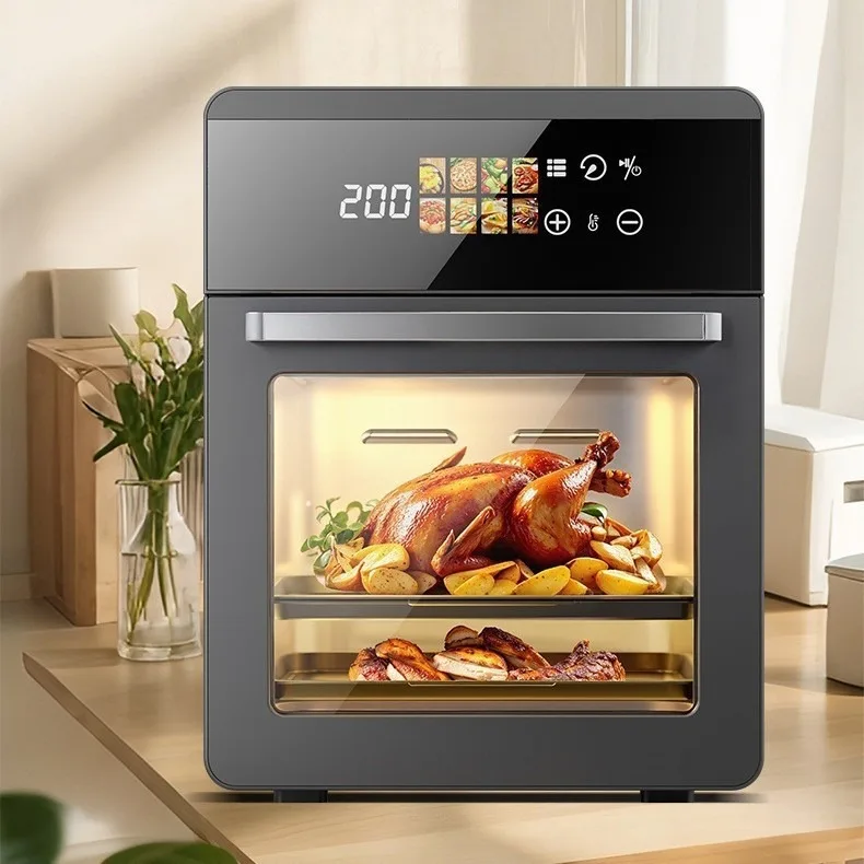 Intelligent Electric Air Fryer Oven Touch Screen 4.1-5L Capacity 10 Cooking Functions Energy Efficient Stainless Steel Easy