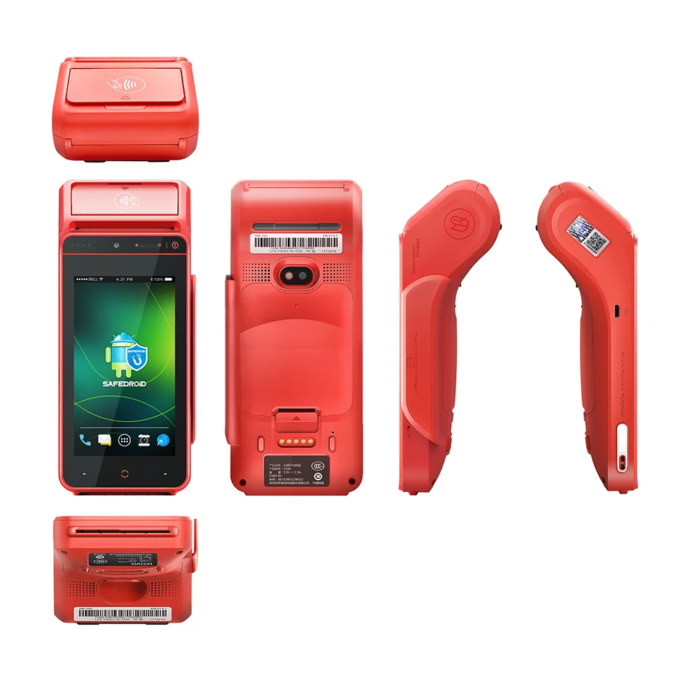 China POS Machine Systems Handheld POS Terminal All in One Mobile Portable Android 4G Smart POS