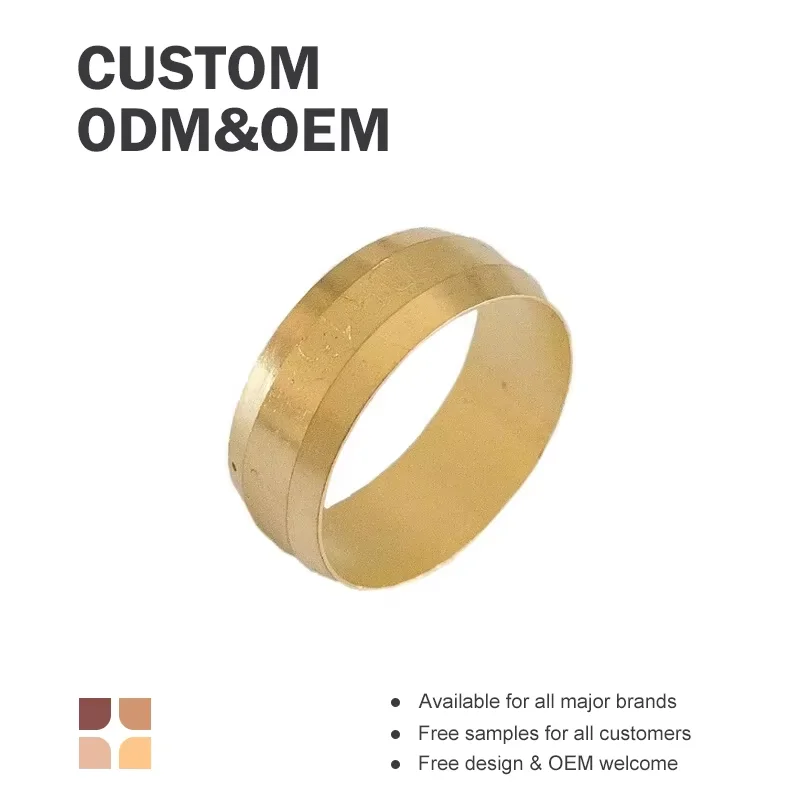 Factory Outlet Brass Compression Ring for Plumbing Sanitation Water and Gas Pipe System