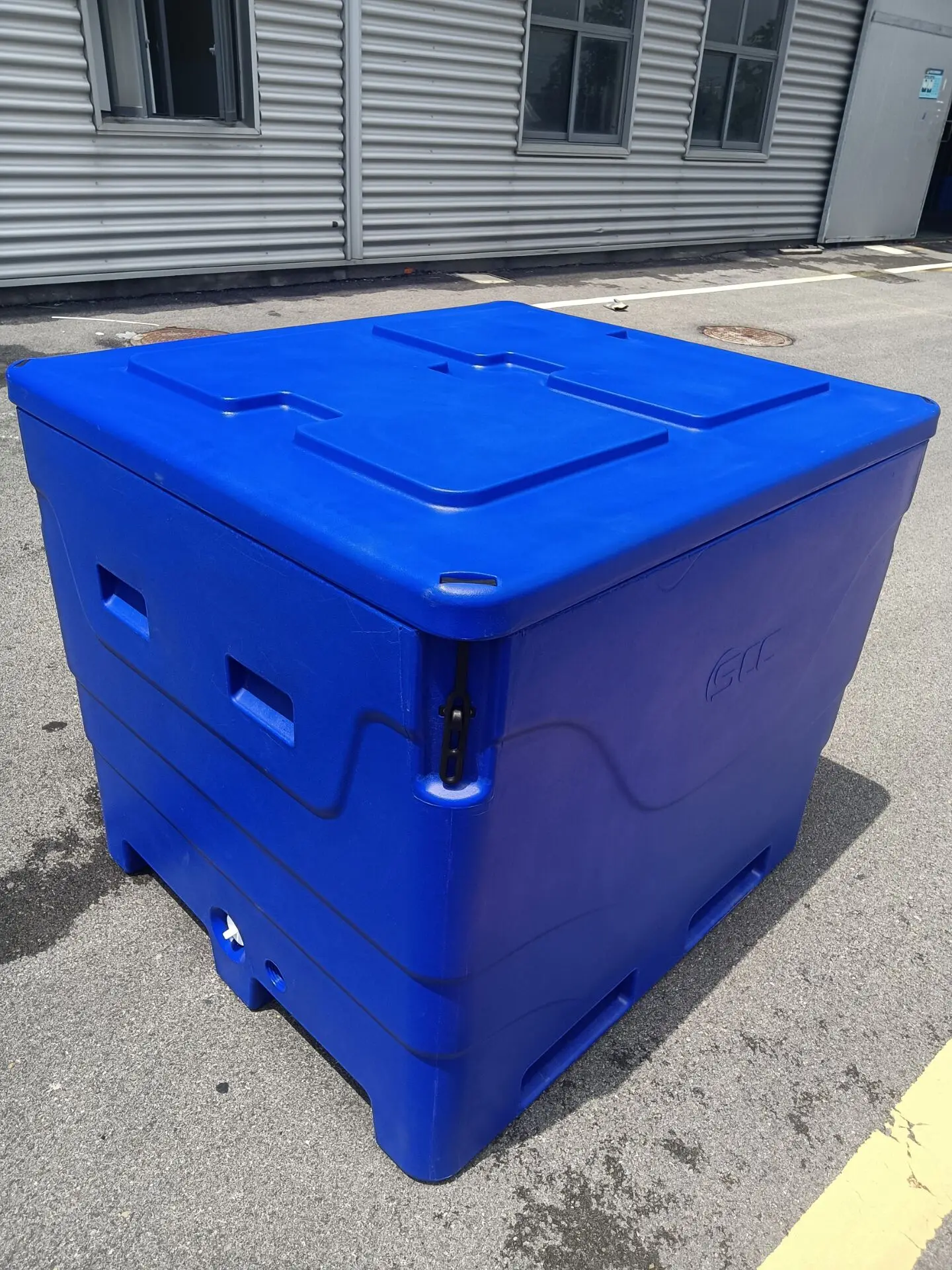 1000L Plastic Seafood Transport Containers Shrimp