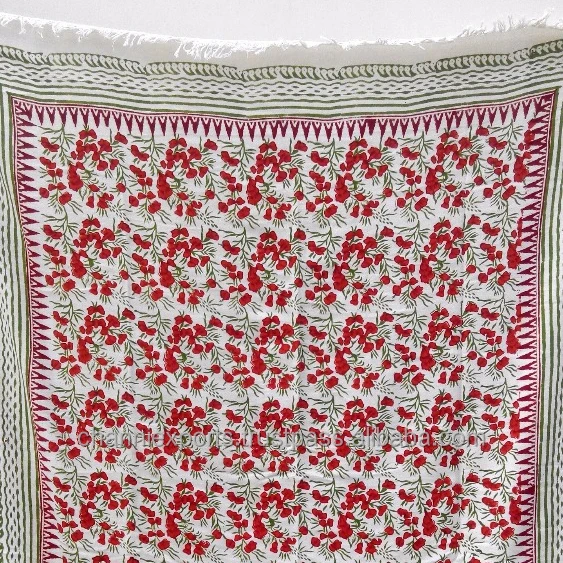 Beautiful Hand Block Printed Cotton Beach Wear Throw For Beach Mat