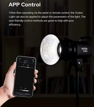 Godox SL60IIBi SL60II-Bi LED Video Lights,2800K-6500K,CRI96 + TLCI97 +,Builtin 11 FX Effects,Ultra Silent Fan for Newborn detail image