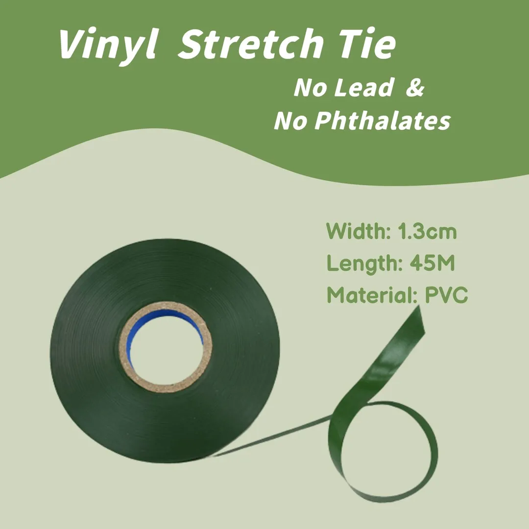 45m Gardening Vinyl Stretch Tie Tape Buy Plant Tree Tie Tape,Garden