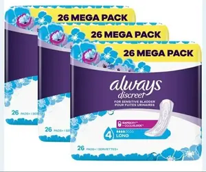 Always Classic Maxi Diaper Disposal Bags with Wings 9pcs for Maximum Comfort and Reliable Protection