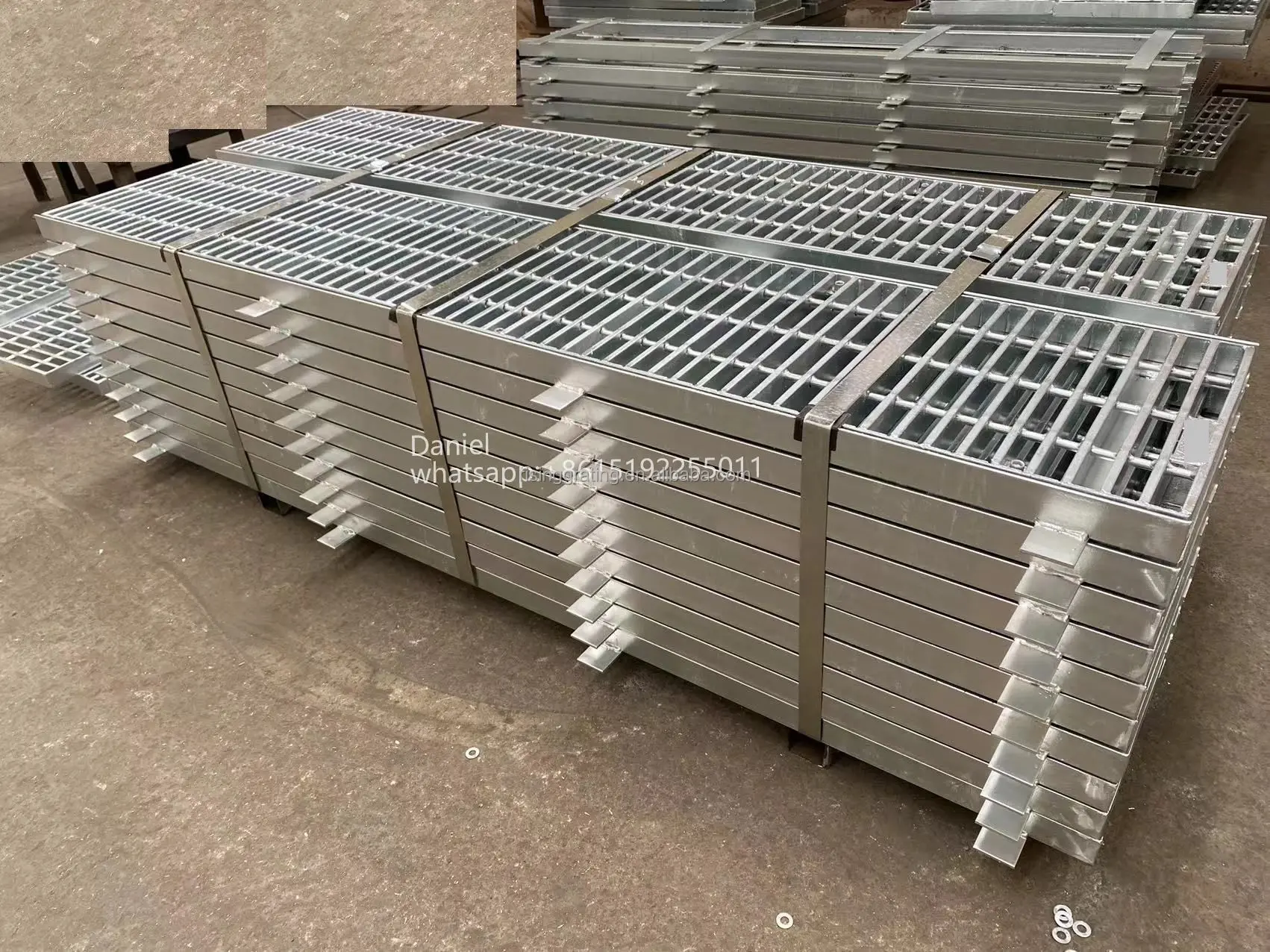 300 Width Galvanised Storm Drain Sump Trench Grate And Frame For ...