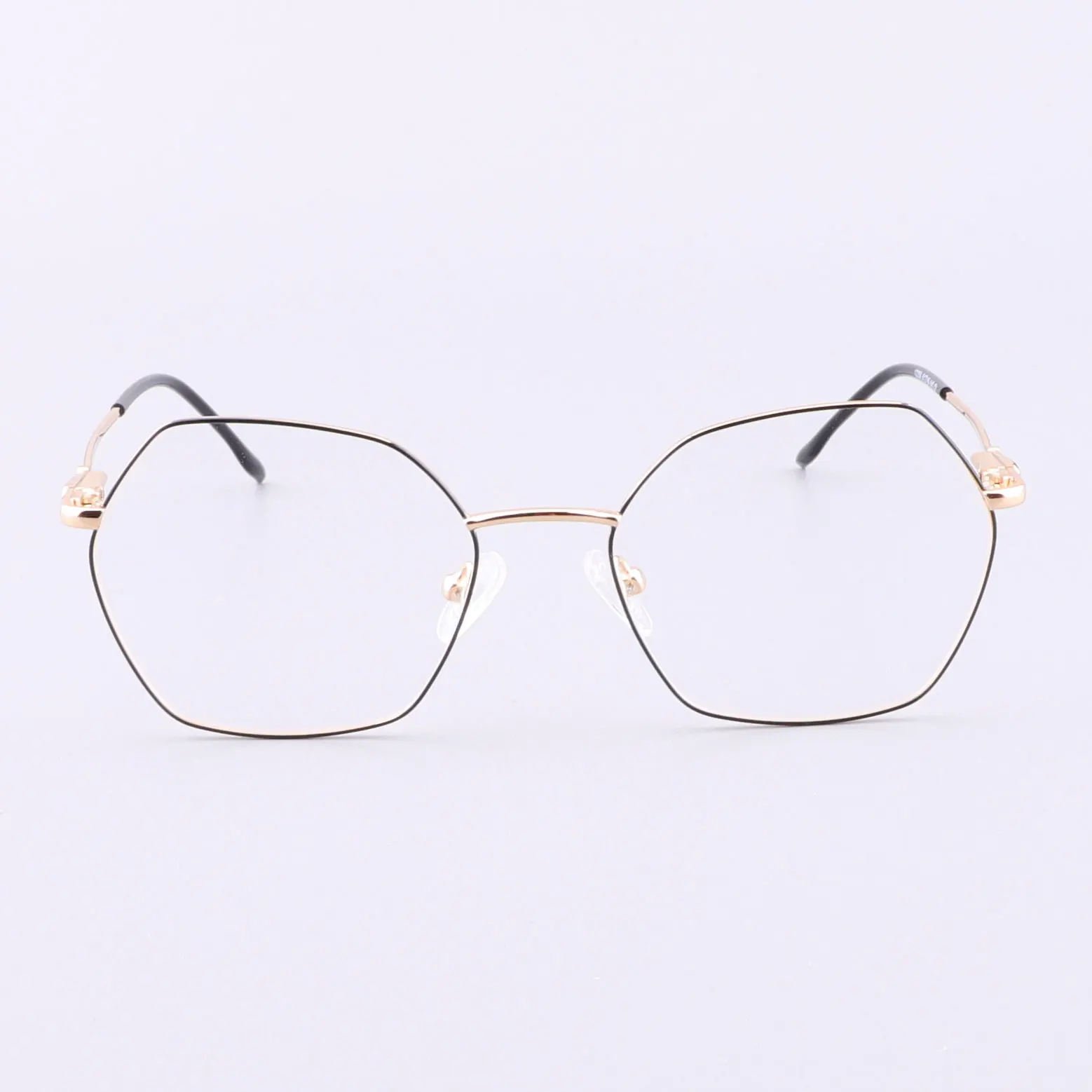 Fashion Hotsale Luxury Eyeglasses Diamond Frame Designer Custom Logo Eyewear Spectacles Metal