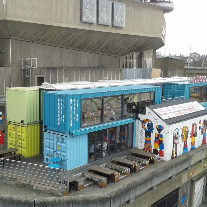 20ft 40ft Folding Container Coffee Shop Restaurant Bar