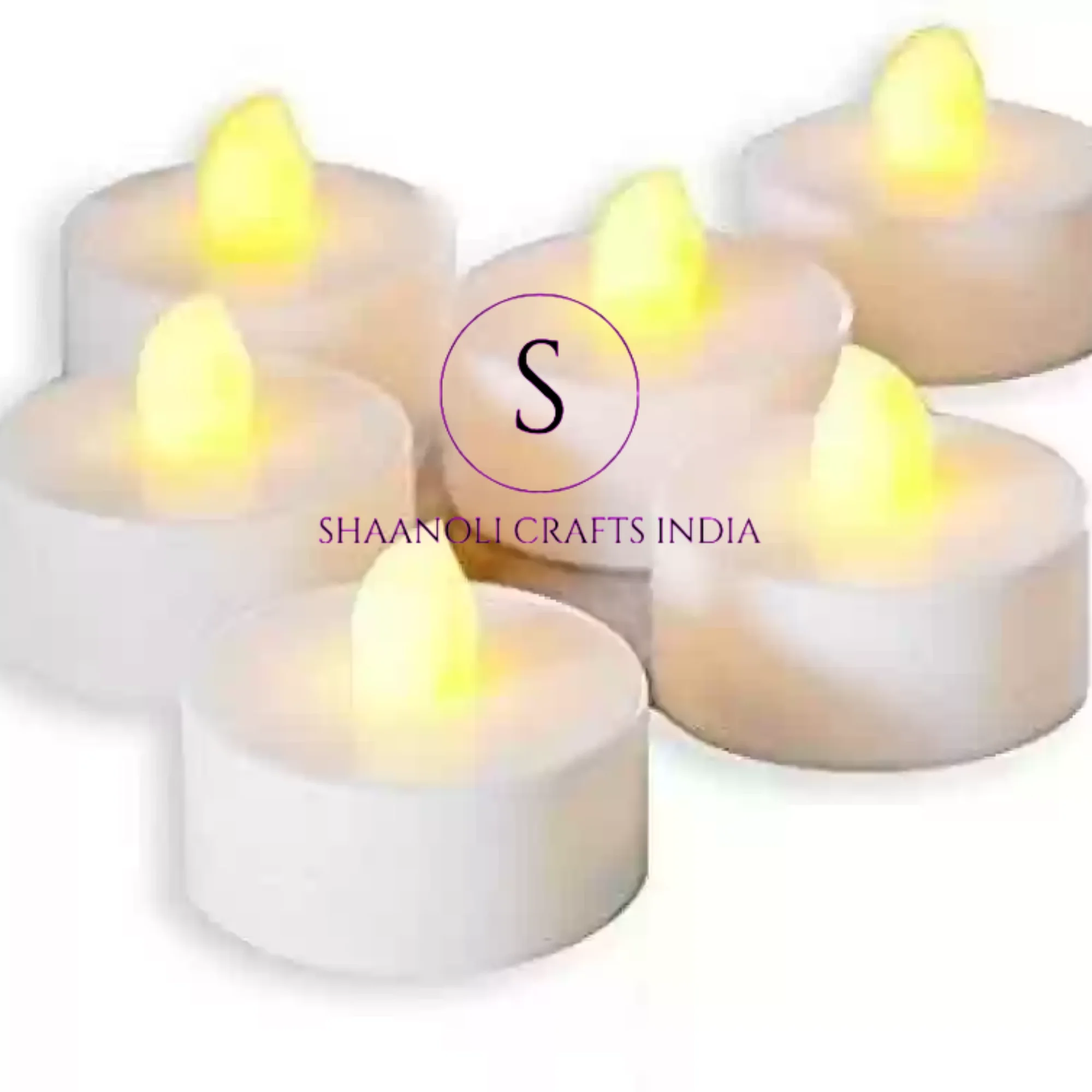 Attractive Led Light Candles Diya for Diwali Lighting Home Decoration Tea Lights Candle Lamps With Battery Smokeless Flameless