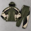 Green + Black + Beige
