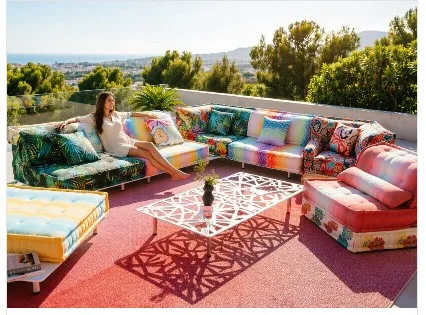 Premium Horizon collection outdoor sofa set by Foshan custom manufacturer