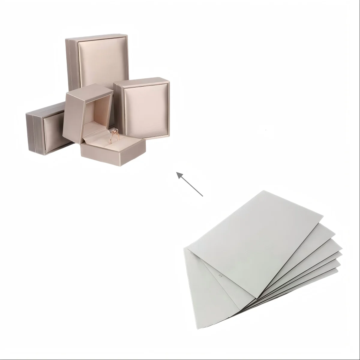 1mm 1.5mm 2mm 3mm 4mm Laminated Grey Board