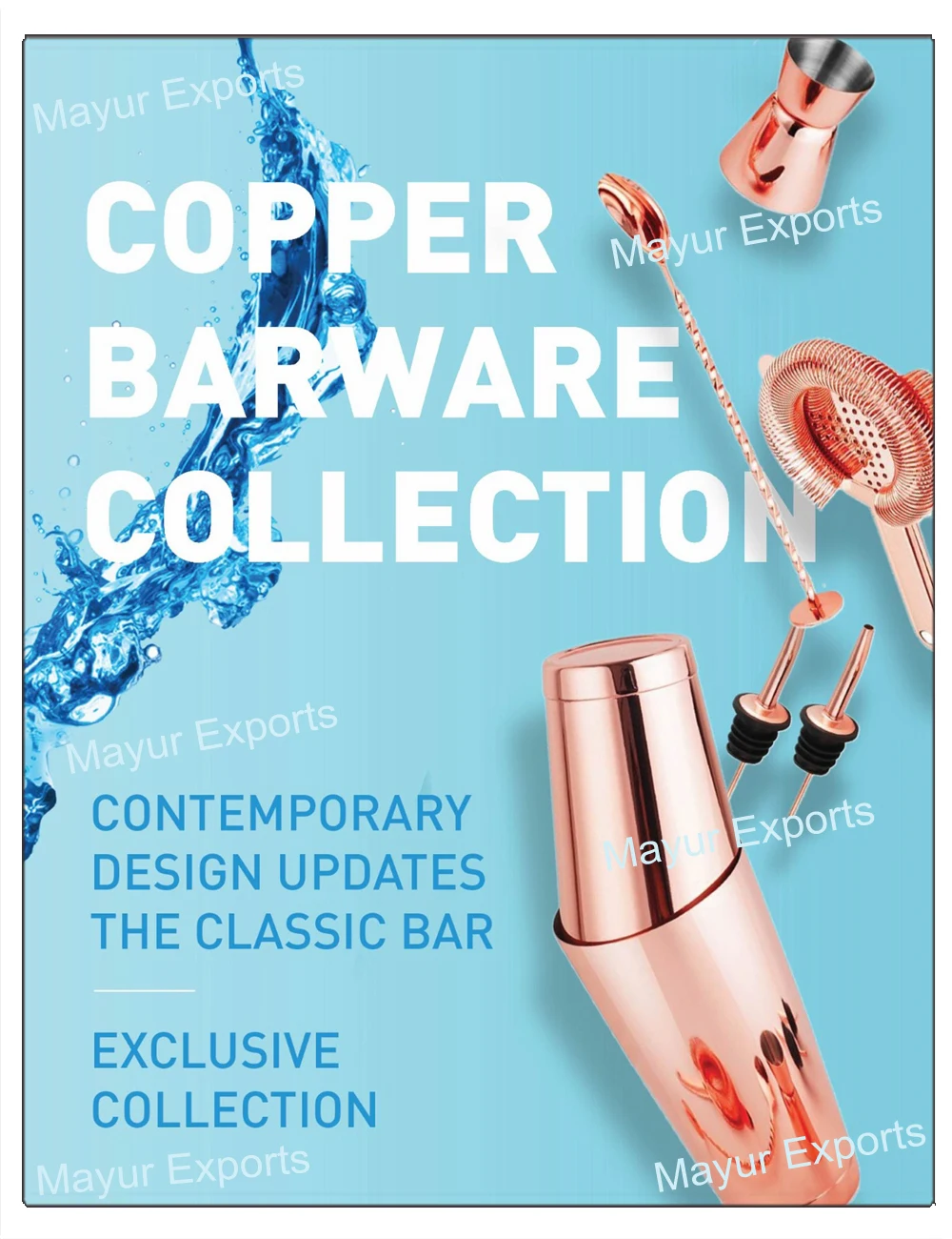 Набор барменов из нержавеющей стали-5 шт. роскошный набор инструментов для медной