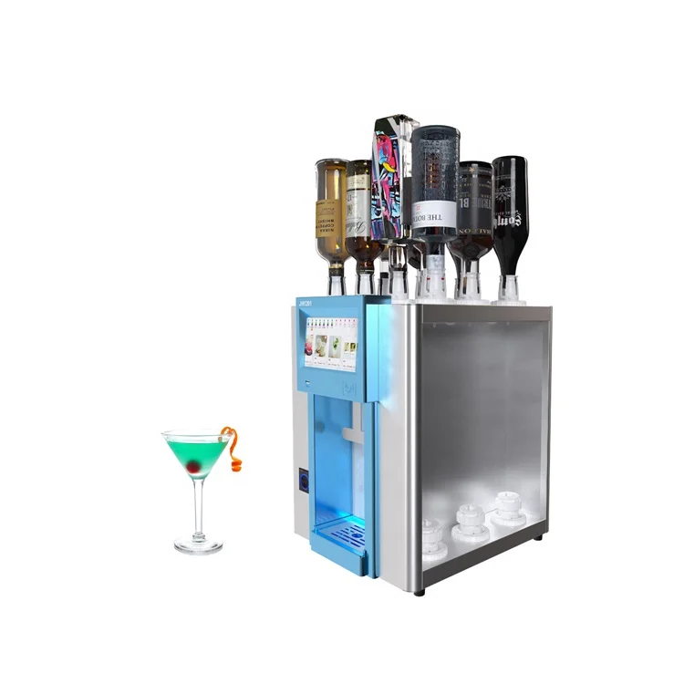 Je teste une machine à cocktails automatique d' 