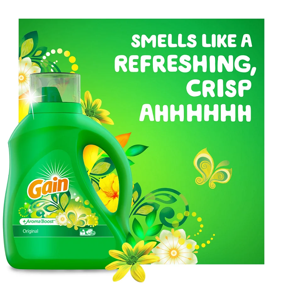 Gain Original Liquid Laundry Detergent For Sale At Wholesale Price