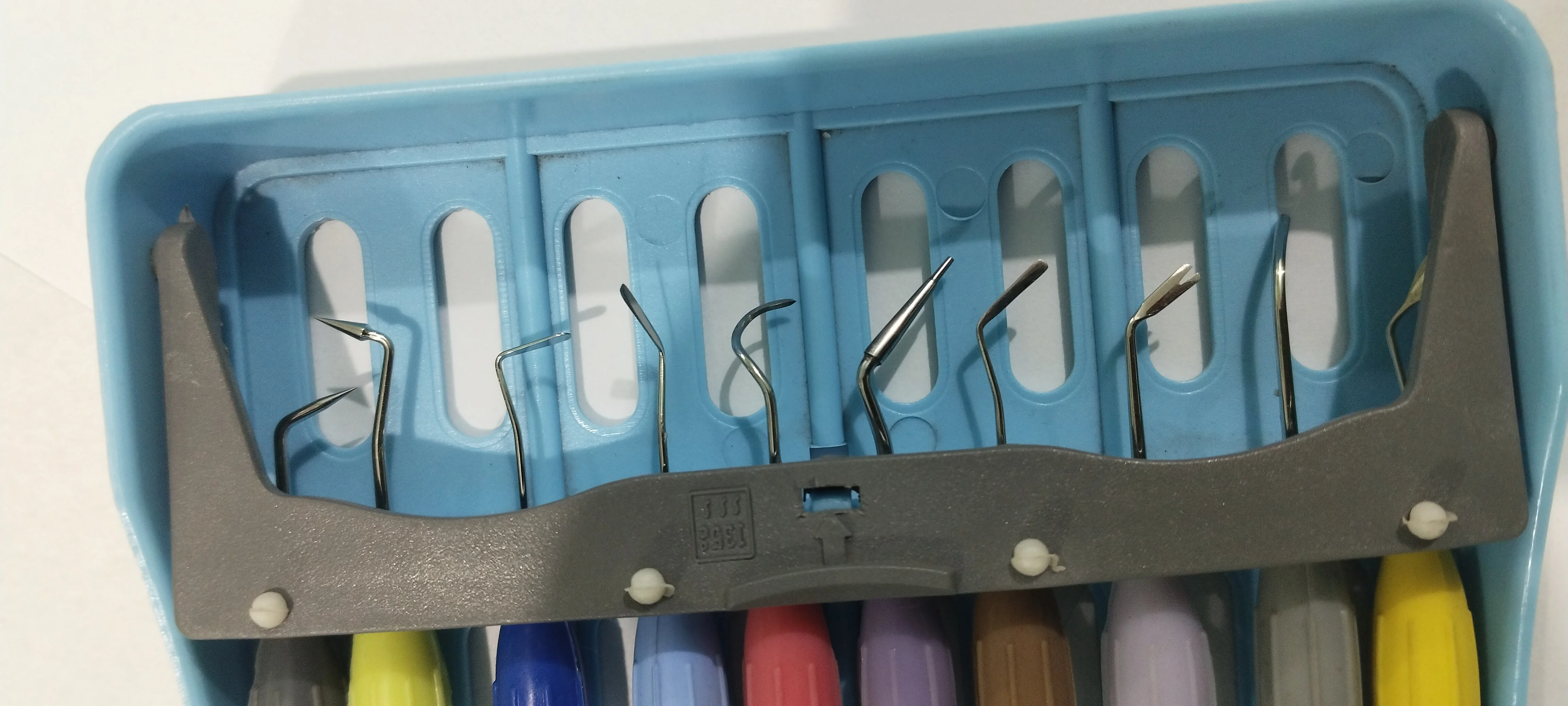 LM Arte Composite Filling Instruments Set of 10 with Cassette Dental Products Composite Silicone Filling Instruments Set