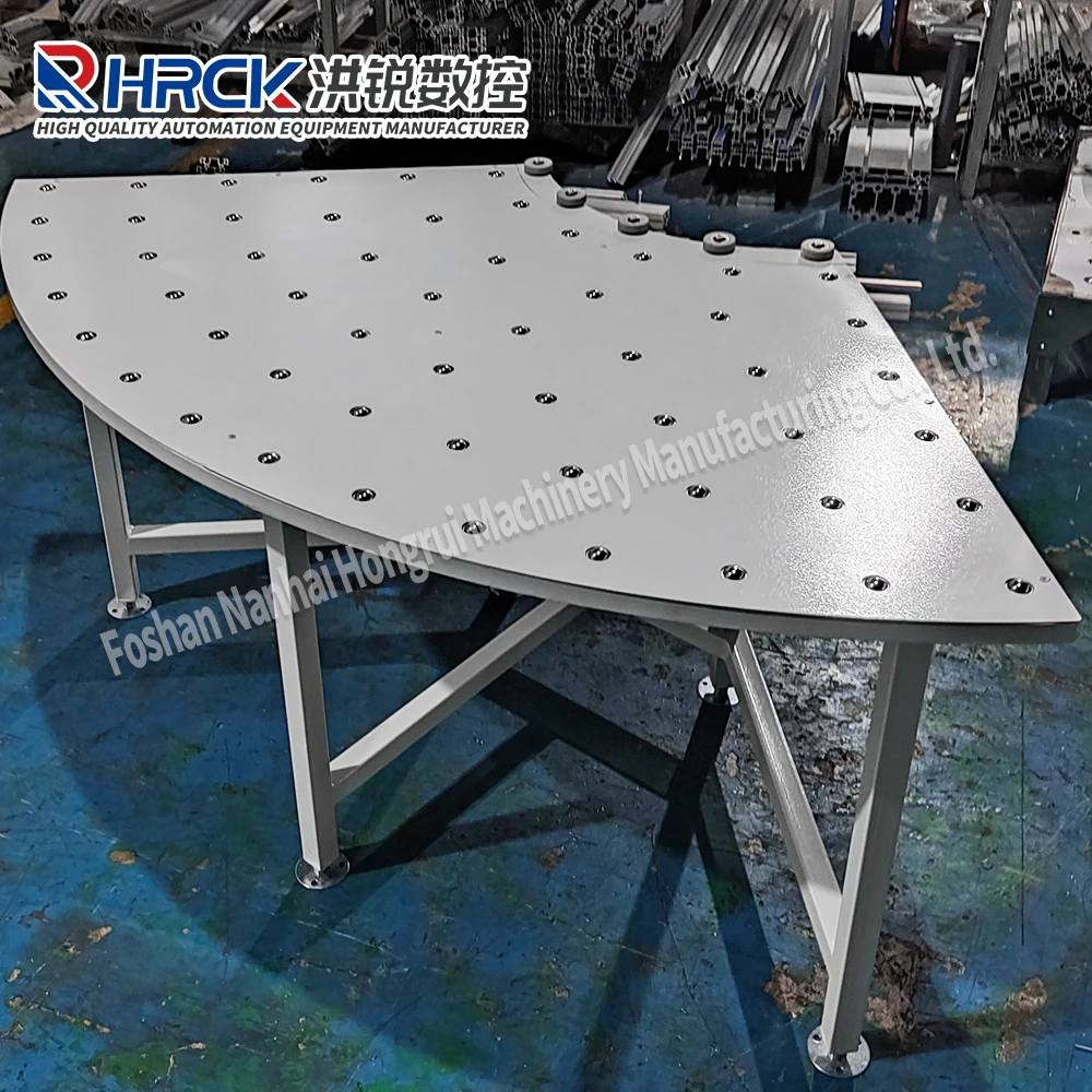 Non-powered and easy to move universal ball table roller conveyor