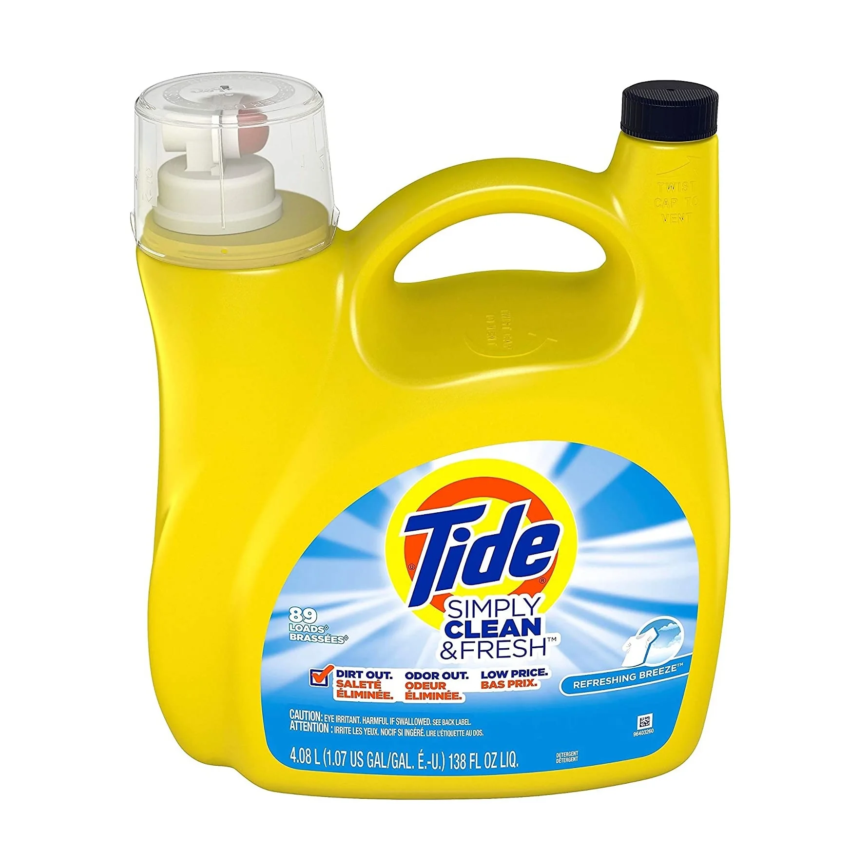 Tide Ultra Concentrated Liquid Laundry Detergent,Original,96 Loads 150 ...