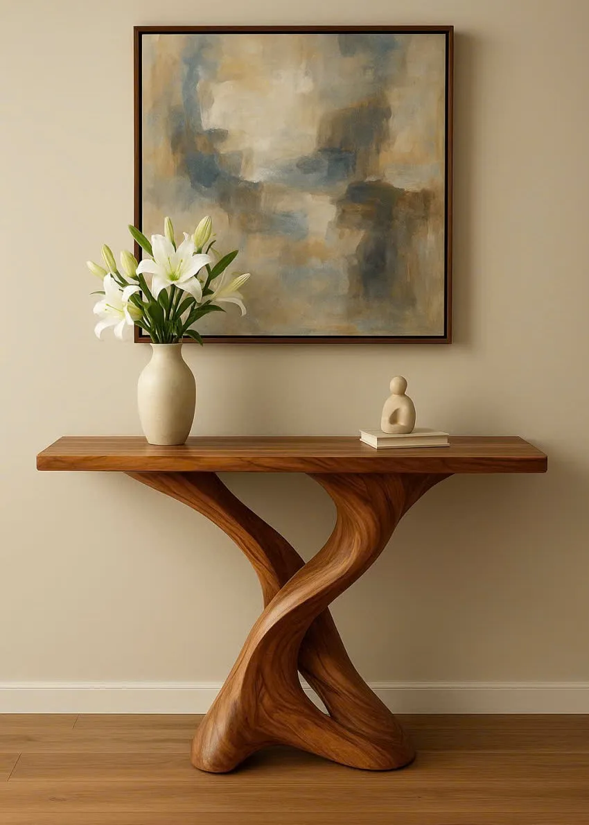 Elvarenae Torrelle Twisted Console Table — product detail