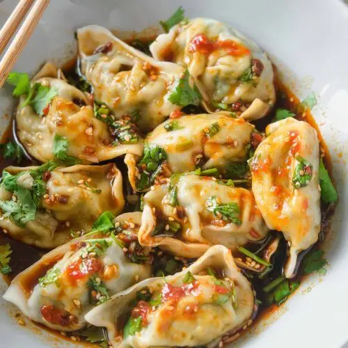 New Product Wholesale Frozen Food Vegetable Dumpling With Sichuan Sauce