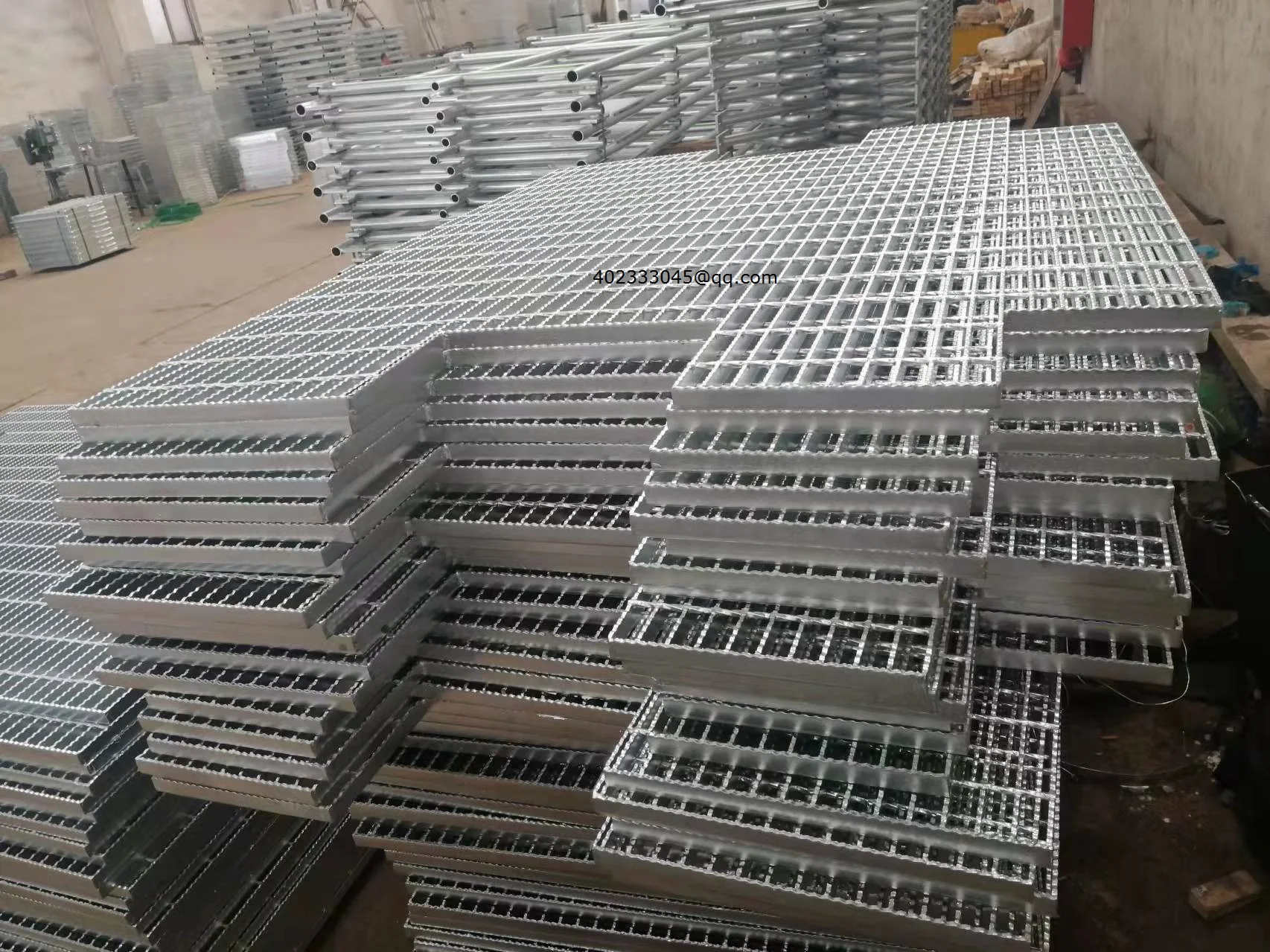 Galvanized Bridge Catwalk Platform Walkway Steel Grating
