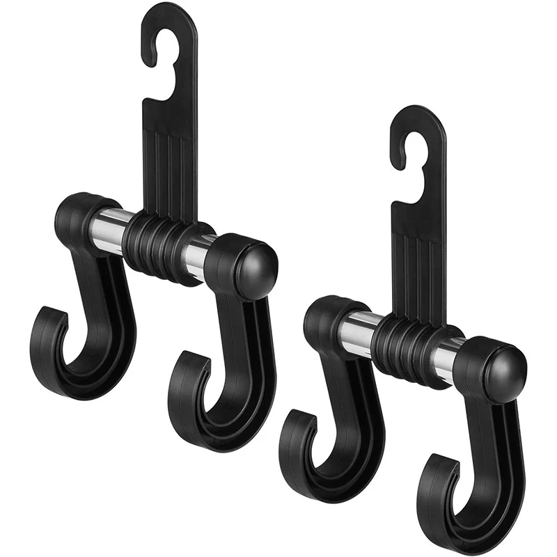 thumbnail image 2 of Car Headrest Retractable Hanger - Stainless Steel Coat Hook For Car Seat, Holds Suits, Jackets 2 of 13