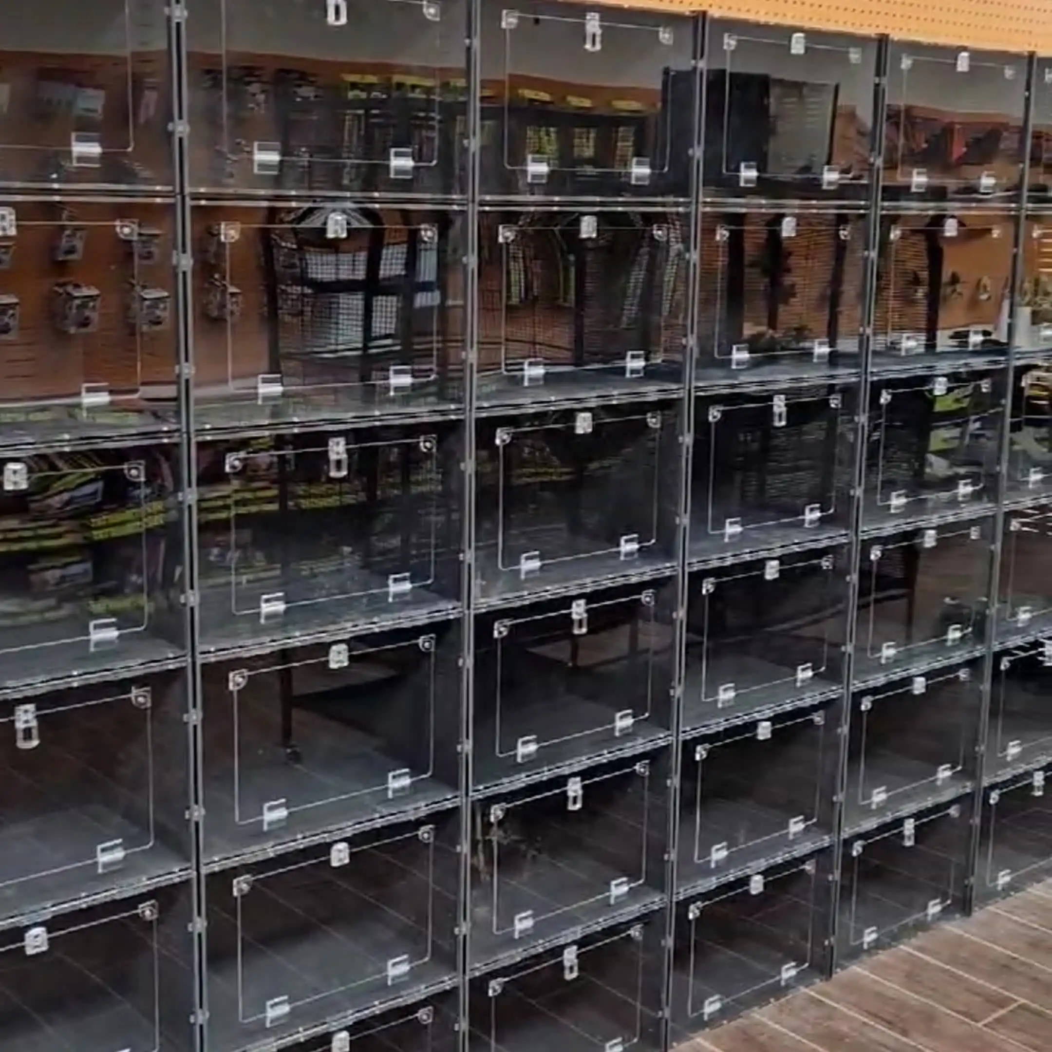 Wholesale Solid Snake Lizard Customizable PVC Acrylic Spliced Reptile  Breeding Cage Reptile Supplies Enclosure Box Packaging - Main Image